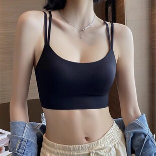 韩国潜水服女分体内衣游泳衣女无钢圈小胸聚拢速干背心泡温泉泳衣