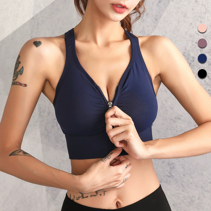 分体泳衣上衣单件女士大胸聚拢内衣背心带胸垫可拆卸美背玩水冲浪