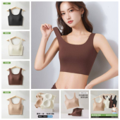 分体泳衣女夏沙滩潜水冲浪泳装 防晒背心高级感上衣游泳馆专用内衣