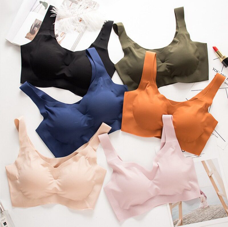 比基尼沙滩度假潜水速干少妇游泳衣女大胸聚拢性感短背心大码奶罩