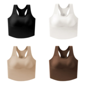 游泳专用大码 女士泳衣上衣单件女大胸大罩杯水上乐园内衣健身玩水