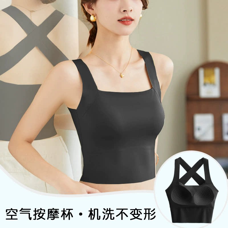游泳上衣女黑色加长版单件显瘦保守温泉潜水浮潜外穿内搭打底文胸