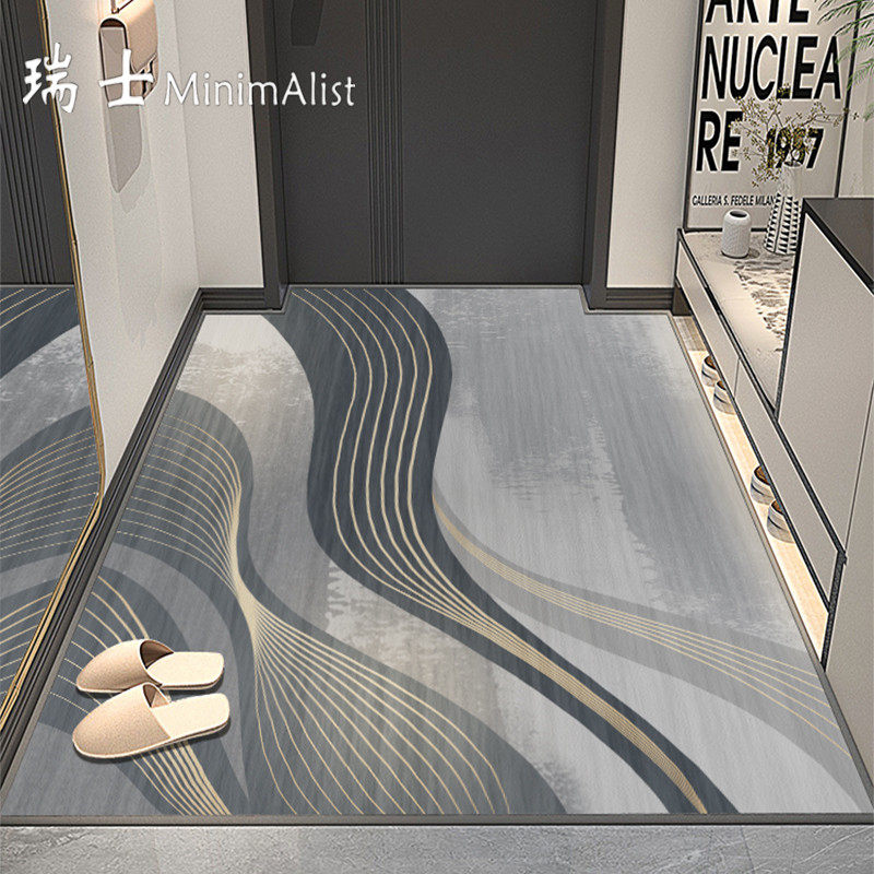 瑞士高级感入户门地垫家用耐脏门垫门口进门垫客厅大地毯可裁剪垫,居家布艺,入户地垫,淘宝优惠券,粉丝福利购,淘宝优惠卷