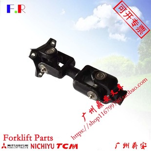 F20B配件5 F28A 三菱叉车S6E液压泵传动轴齿轮泵传动轴FD45