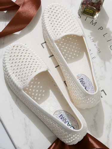 Летние белые туфли, униформа медсестры, рабочие нескользящие комфортные сандалии для матери, мягкая подошва