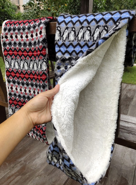 【降20元，质量超好】Vera Bradley外贸出口原单VB加绒保暖厚围脖