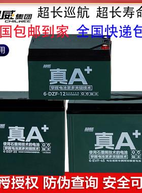 重庆特惠超威电动车607296V2012V12AH铅酸电瓶6-DZF-20蓄电池4532