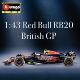 方程式 比美高1 赛车模型 血牛F1车模 维斯塔潘 43红牛RB20 英国站