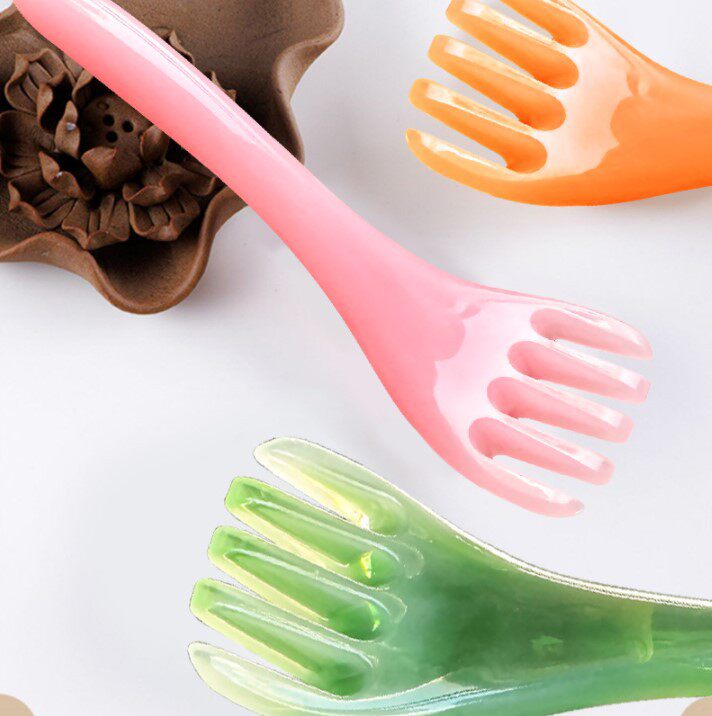 树脂五爪头部按摩器疏通经络刷头皮按摩梳抓脸部刮痧工具头疗神器