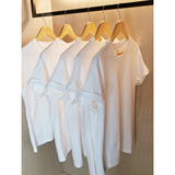 单件包装220克纯棉黑色休闲短袖T恤黑色DT2200/特批11，男装T恤，电商C413