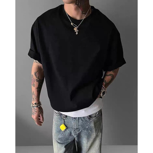 单件独立包装 220克纯棉光板棉短袖T恤 DT2200/特批11，男装T恤，电商C413