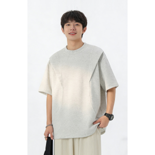 DT2603 T恤 P20 休闲拼接短袖 解构男士