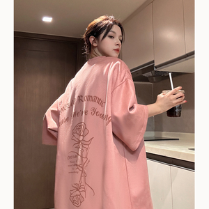 女模 夏季麂皮绒短袖T恤 T334/P25图片