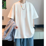 单件包装220克纯棉情侣短袖T恤白色DT2200/特批11，男装T恤，电商C413