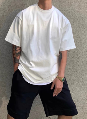 单件独立包装 220克纯棉纯色光板短袖T恤 DT2200/特批11