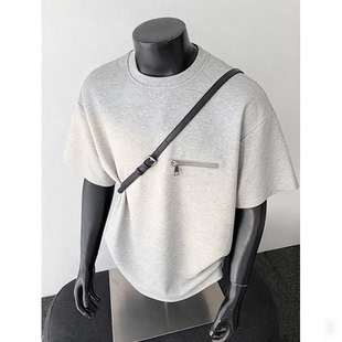 T恤 夏季 拉链男士 休闲简约短袖 P20 DT2604