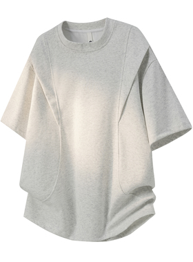 解构拼接短袖T恤 DT2603/P20