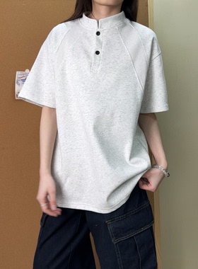 夏季休闲亨利领短袖T恤男 DT2601/P20