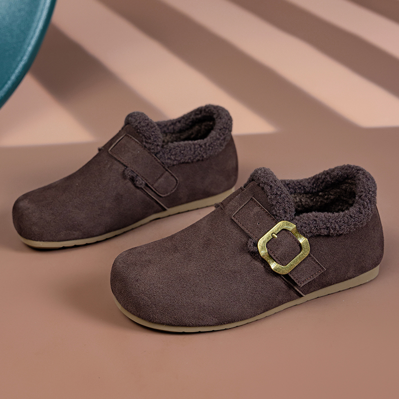 加宽大码女鞋41-43反绒皮勃肯鞋