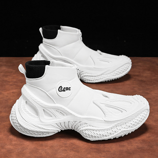 休闲学生运动跑步软底舒适耐磨白色潮牌青少年老爹鞋 椰子男鞋 冬季