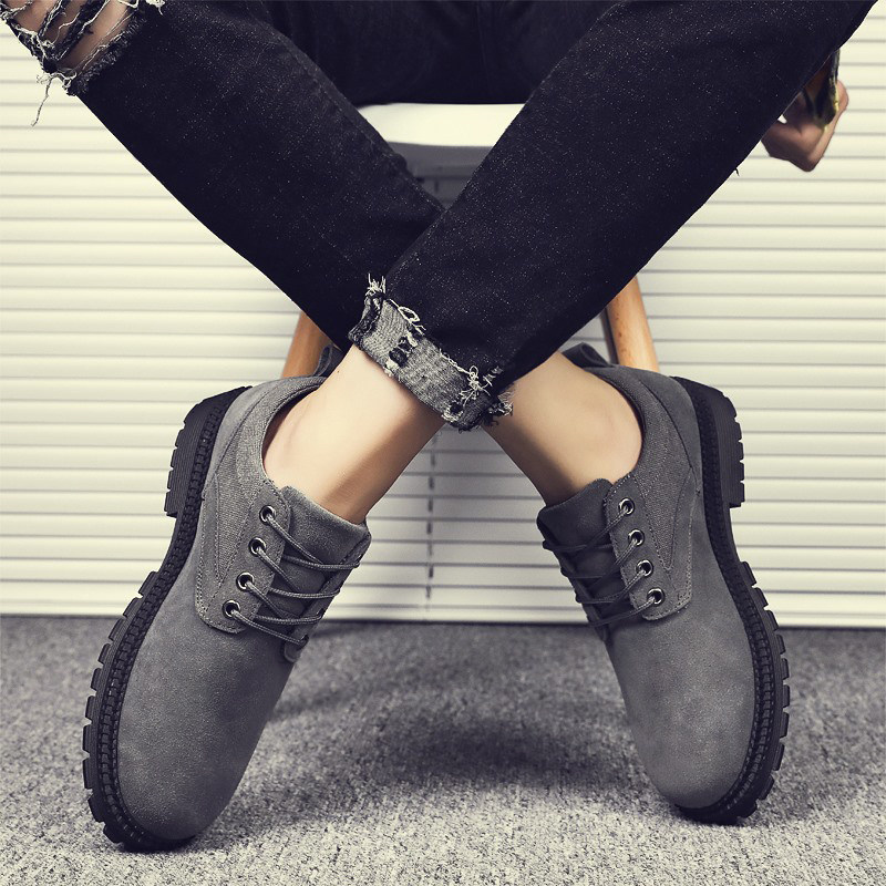 夏季工裝男鞋透氣潮流馬丁潮鞋百搭男士休閑馬丁靴低幫2020新款在類目 流行男鞋, 靴子中 - 來自Buy2taobao.com提供專業的淘寶代購服務