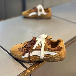 阿甘男鞋冬季软底运动休闲青少年爆款皮面舒适低帮轻便百搭德训鞋