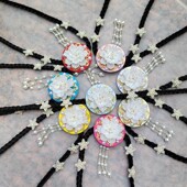 新款 朝鲜族头饰古典民族发饰延吉公主韩服配饰摄影写真头花发绳