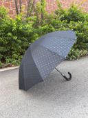 出外贸 便携防风加固抗风成人学生雨伞 商务绅士压花半自动长伞