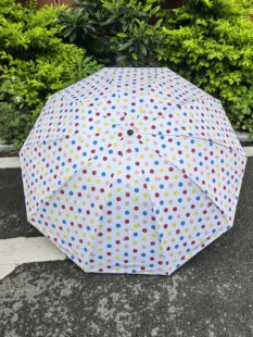10骨节节收 微笑伞女晴雨两用大号反向太阳伞黑胶遮阳伞女生折叠