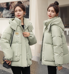 时尚 韩版 2023年冬季 小个子反季 清仓羽绒外套 新款 品牌羽绒服女短款