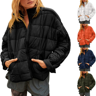 Jacket Winter Women Parkas Stand 2023 Coat Short