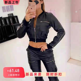 commerce Zipper Black rendy Stock Ready Women 2024