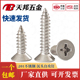 201不锈钢自攻螺丝沉头螺钉 十字平头螺丝M2.2M2.9M3M4M4.2M4.8mm
