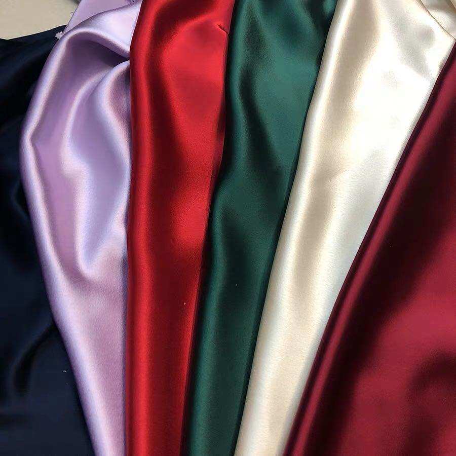 醋酸面料 光泽感高品质弹力醋酸 真丝质感连衣裙吊带裙晚礼服布料