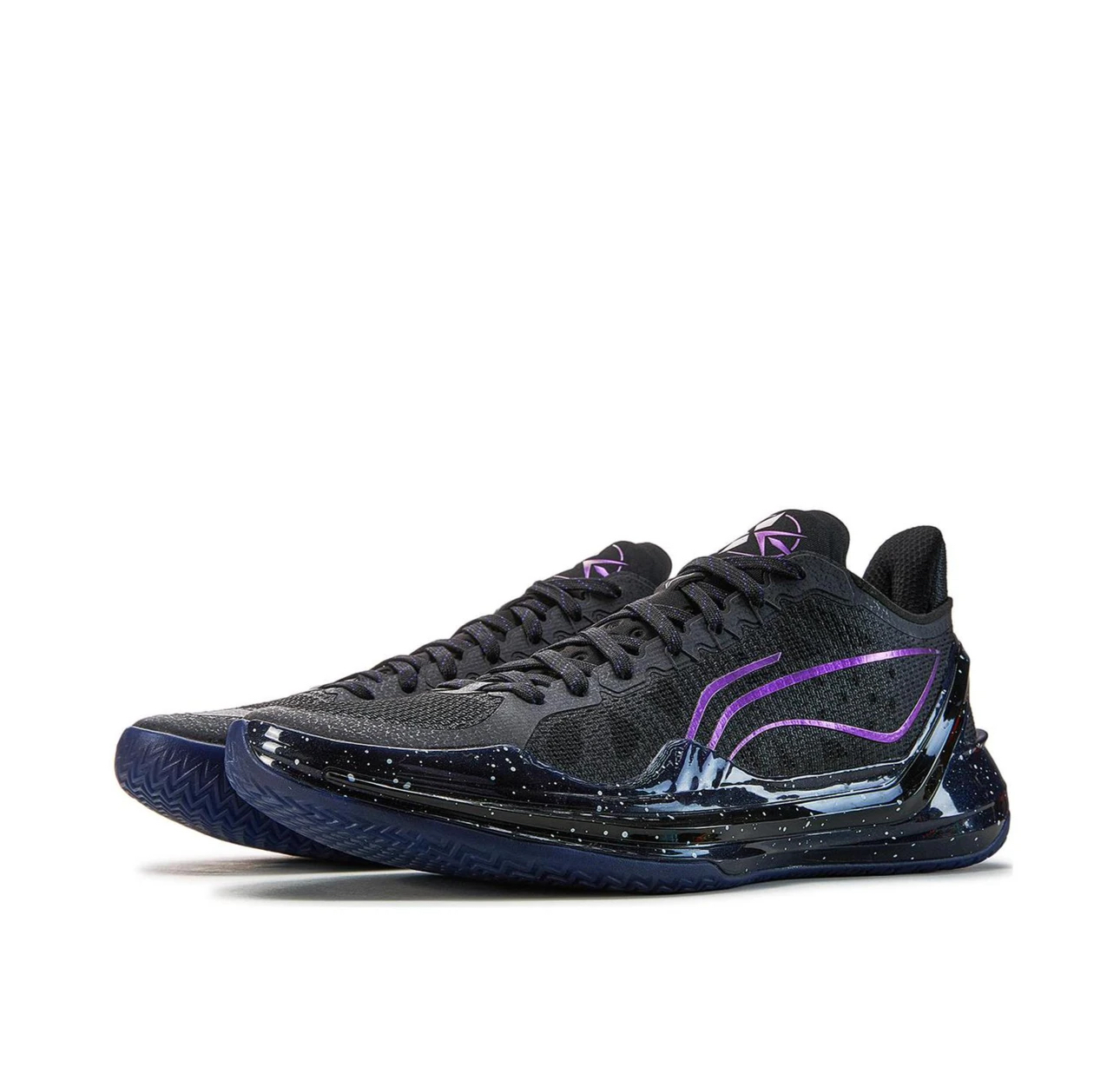 Lining李宁 利刃4V2 黑曜石低帮男子实战减震 ABAU037-8