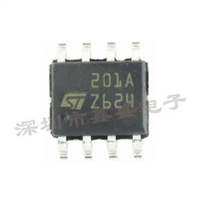 LM201ADT ST 丝印201A 通用运算放大器1.8mA SOP-8 咨询问价 全新