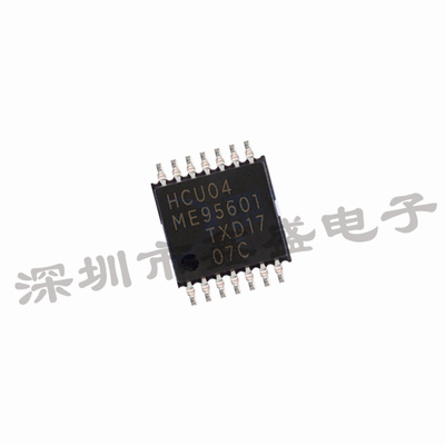 74HCU04PW 安世 丝印HCU04 反相器芯片 TSSOP-14 咨询问价 去哪新