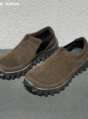 萨洛蒙SNOWCLOG CORDUROY秋冬低帮灯芯绒一脚蹬运动恢复鞋478701