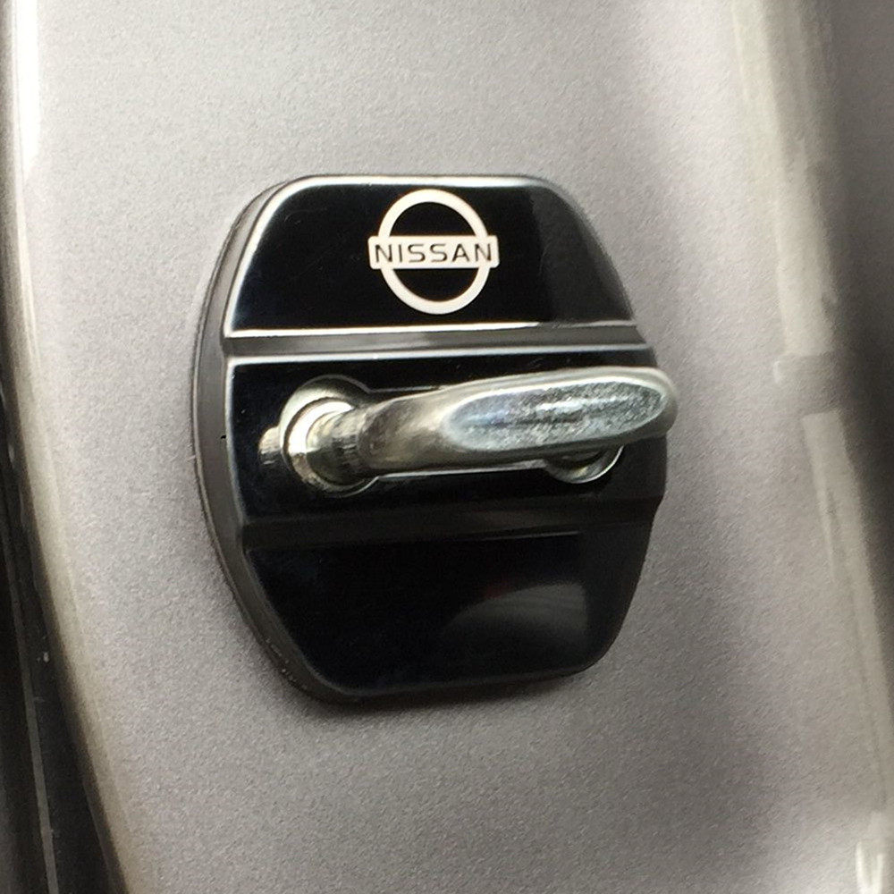 适用于日产骐达逍客经典轩逸新奇骏阳光天籁骊威改装专用门锁扣盖