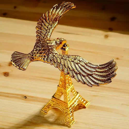 平衡鹰重力鸟摆件高级感小众客厅桌面埃菲尔铁塔模型儿童益智玩具