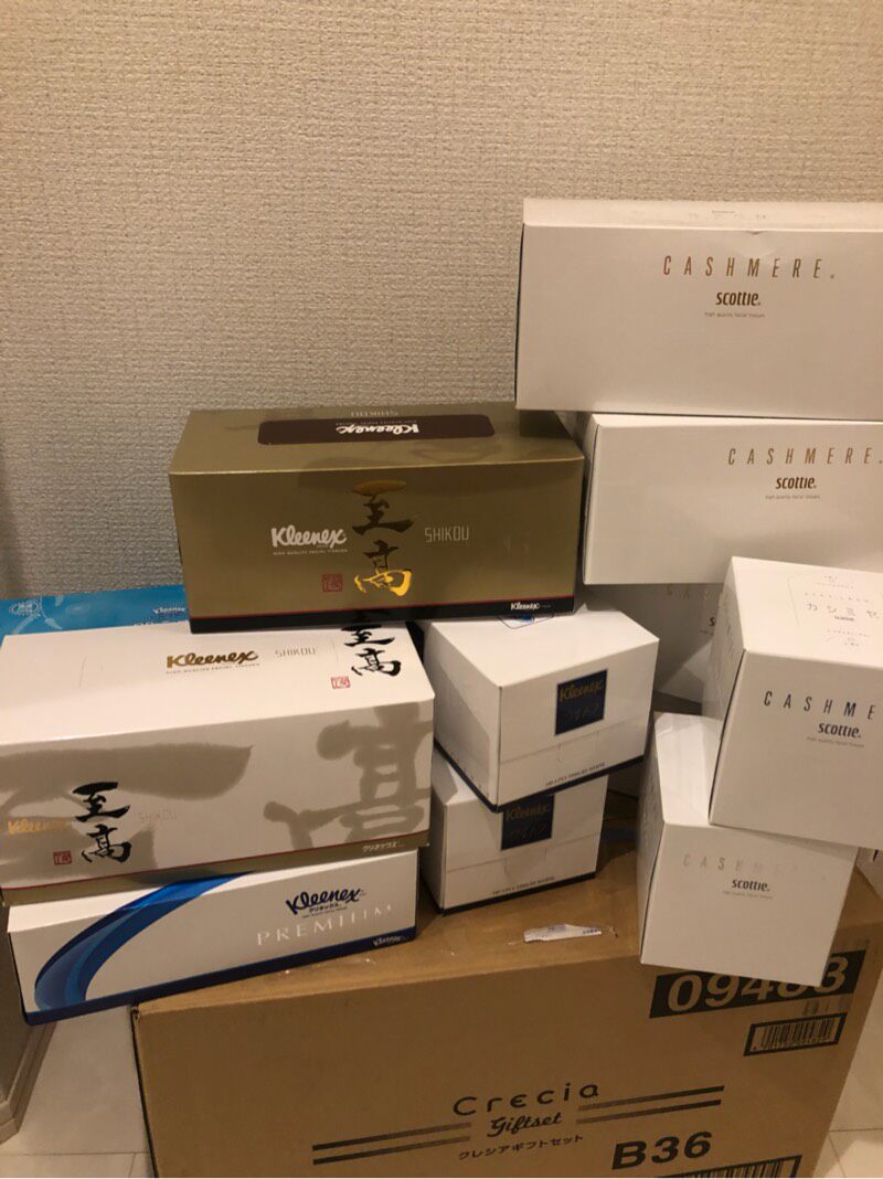 12盒6款套装礼盒kleenex至高scottie抽纸巾柔软7天日本发货30天达