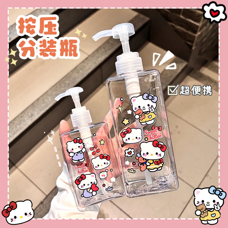 分装瓶洗发水沐浴露洗手洗衣液洗洁精乳液按压瓶大容量可爱空瓶子图片
