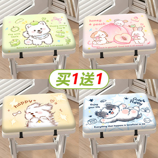原创小狗小学生坐垫教室专用可爱久坐不累初中高中生桌椅子垫冬天