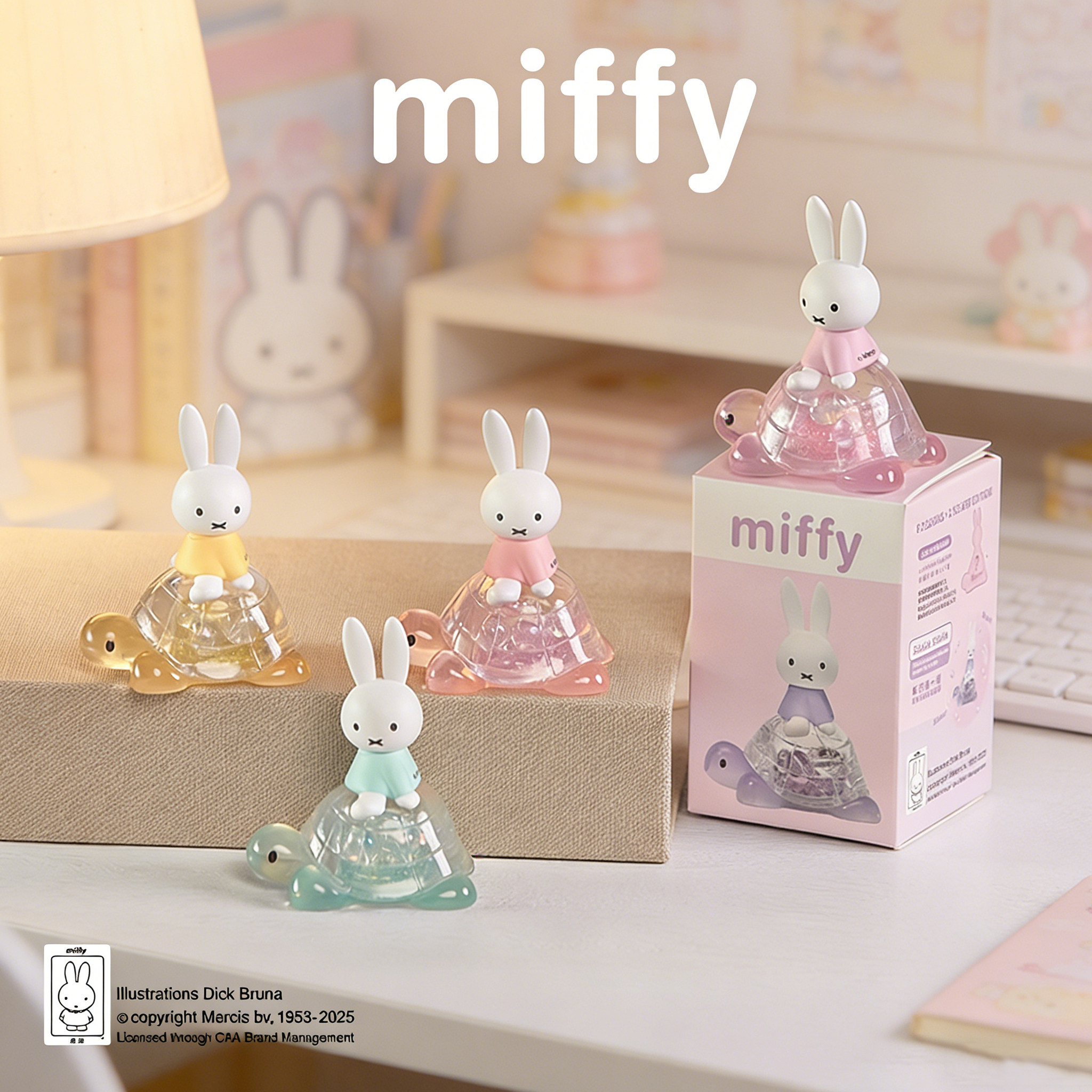 Miffy米菲兔乌龟系列盲盒手办图片