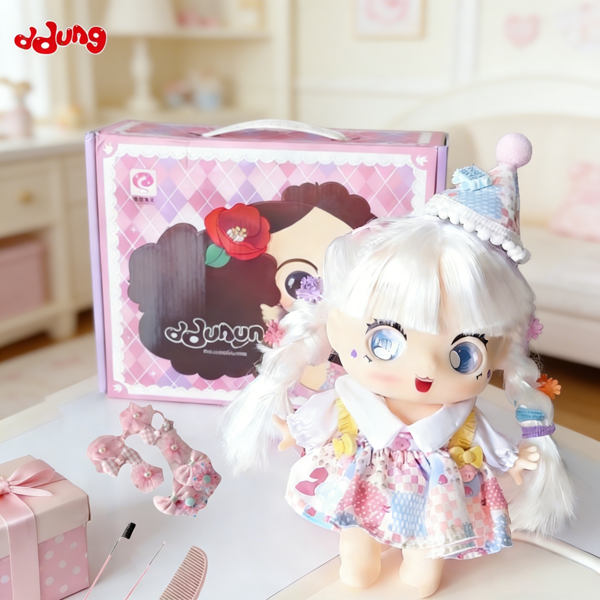 冬己DIY装扮玩偶过家家女孩玩具