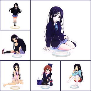 轻音少女立牌K-ON秋山澪中野梓平泽唯动漫周边立绘二次元双面摆件
