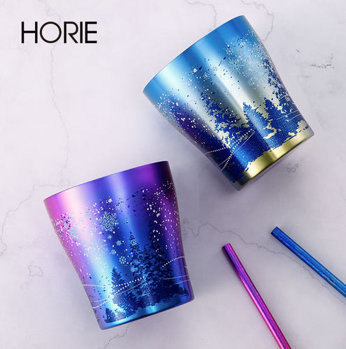 钛水杯HORIE无涂层不析出重金属