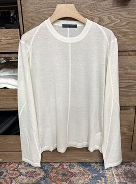 MILD MONT 正品纯色羊毛打底衫女韩版时尚简约百搭长袖圆领上衣