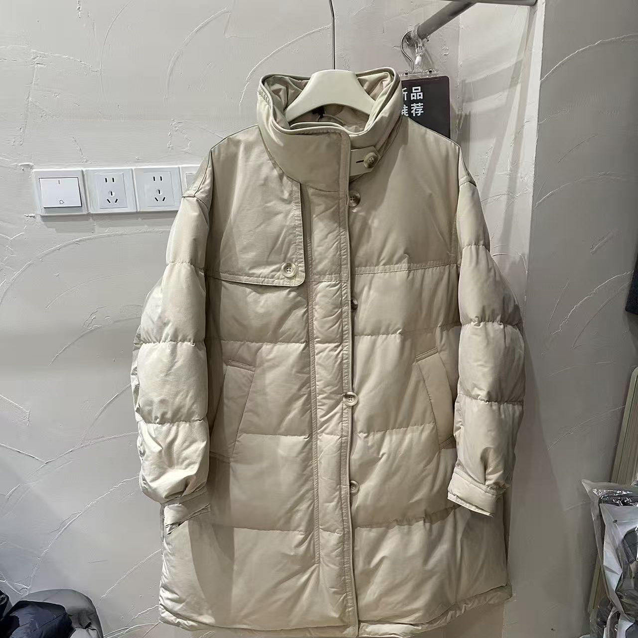 高端欧货95白鹅绒羽绒服