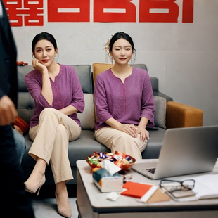 套装 中老年夏装 洋气大码 T恤裤 两件套女妈妈宽松遮肚子民族风短袖